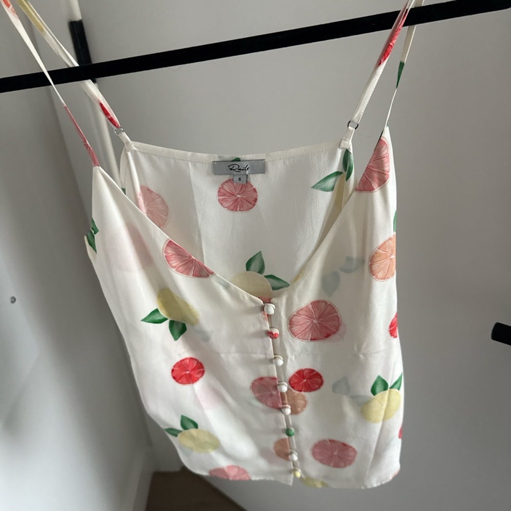 Rails Citrus Print Camisole in Cream